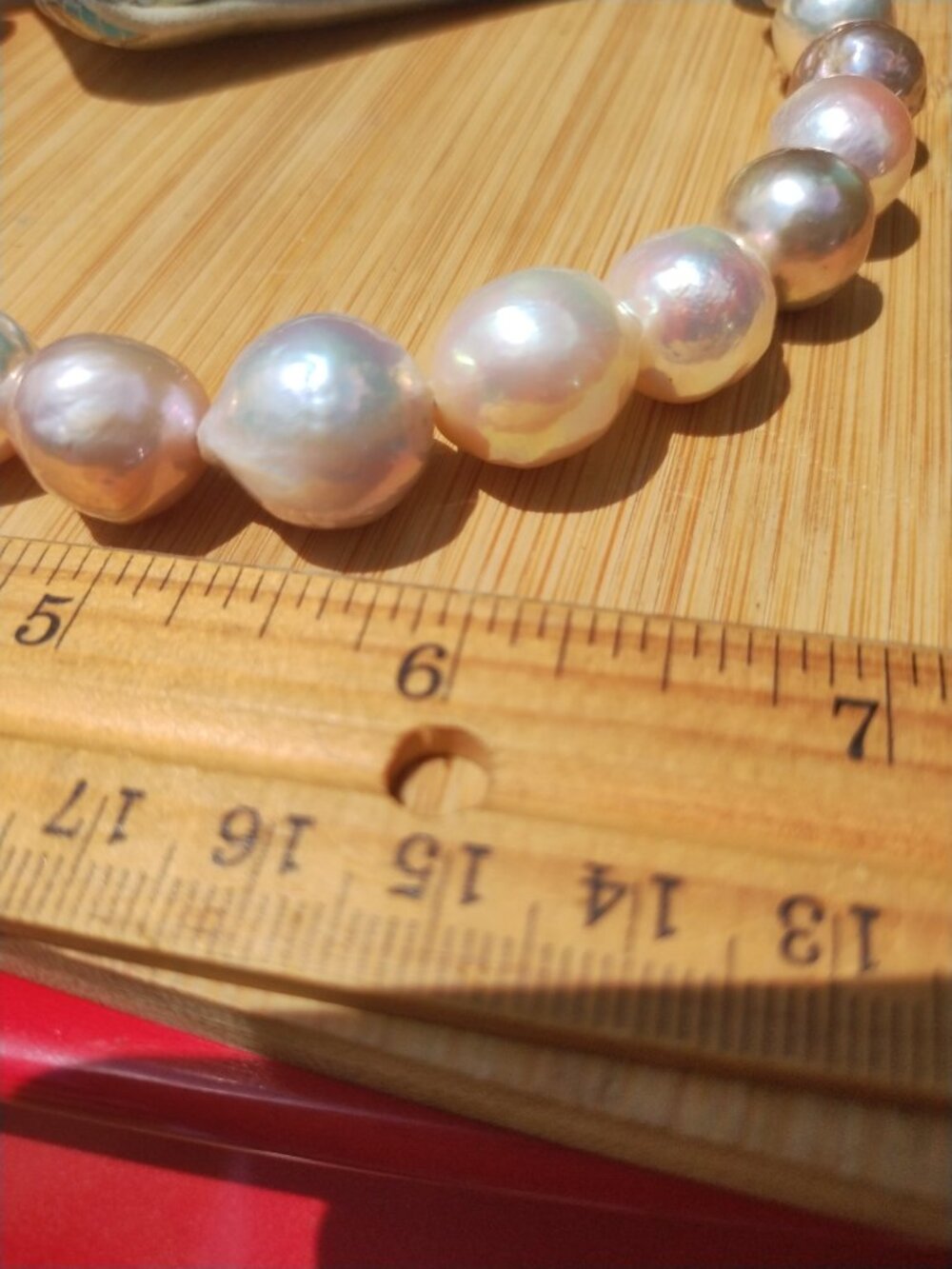 Honora Ming Baroque Pearl Necklace and Bracelet Set Sterling 925 Silver Stunning - Picture 11 of 11
